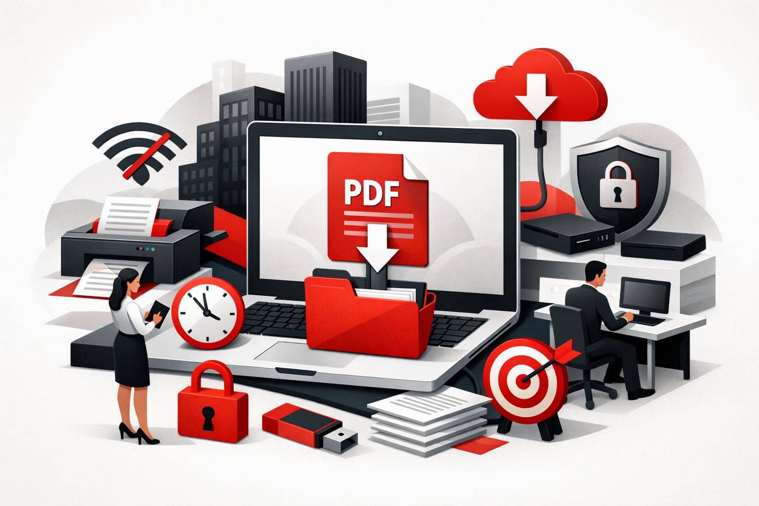 Warum Unternehmen PDF-Workflows wieder offline abwickeln
